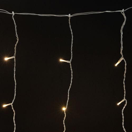 Floristik24 Světelný závěs 120 LED světelných řetězů teplá bílá 100×180cm