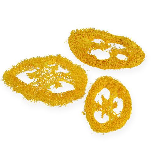 Kotouče Luffa žluté 25 ks