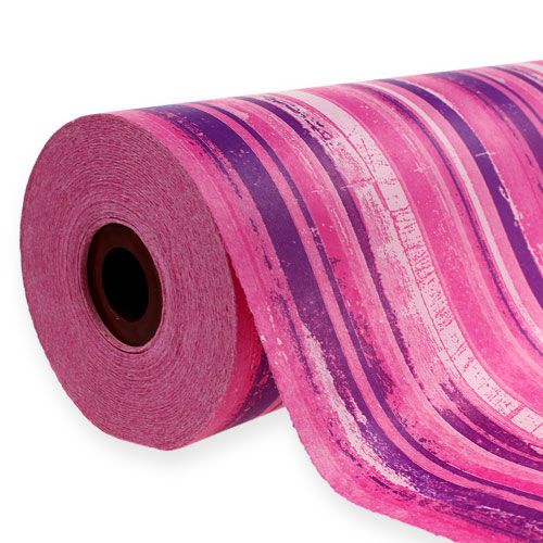 Floristik24 Manžetový papír 25cm 100m růžový, růžový