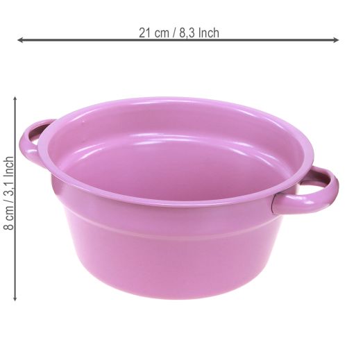 položky Kovová dekorativní miska, 4 jarní barvy, Ø17cm, 4 kusy