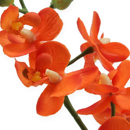 Floristik24 Mini orchidej Real Touch Orange 35cm