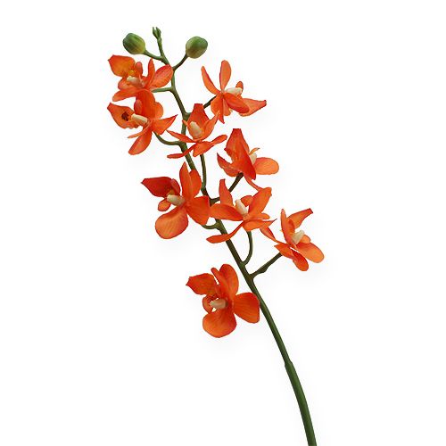Mini orchidej Real Touch Orange 35cm
