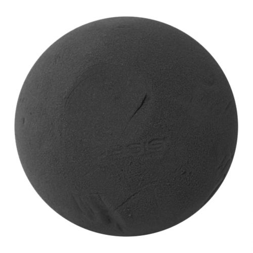 Floristik24 Květinový pěnový míč, černý Ø20cm