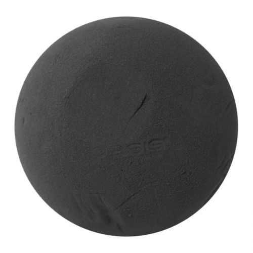 Květinový pěnový míček zásuvný materiál černý Ø20cm