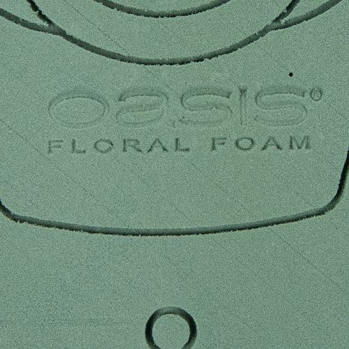 položky Figurka medvídka z pěny s květinovým motivem a stojánkem, 48,5 cm x 42 cm, V 5 cm, 1 kus