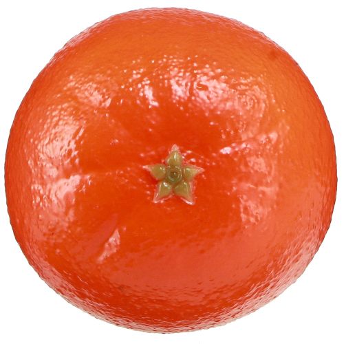 položky Oranžové umělé dekorativní ovoce umělé ovoce Ø8cm 4 kusy
