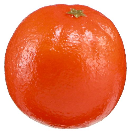 položky Oranžové umělé dekorativní ovoce umělé ovoce Ø8cm 4 kusy