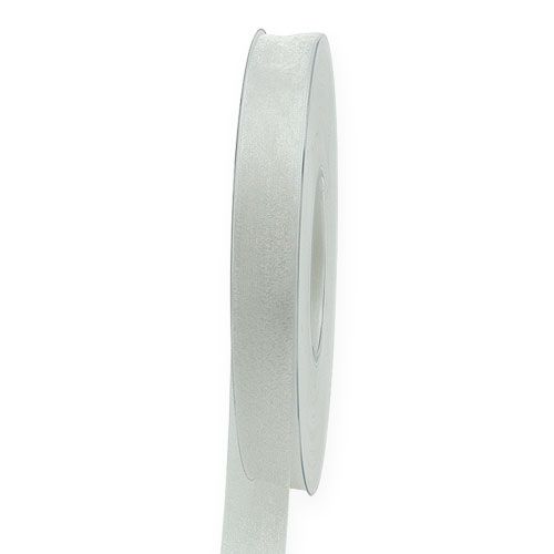 položky Organzová stuha dárková stuha bílá stuha krajový 15mm 50m bílá