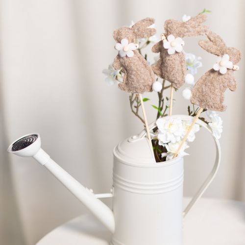 položky Dekorativní figurka velikonočního zajíčka pro jarní dekorace a sezónní doplňky, 42 cm, 8 dílků