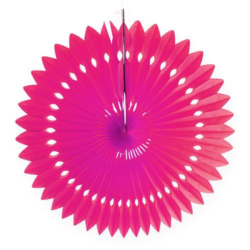 položky Párty dekorace voštinový papír květina růžová Ø40cm 4ks