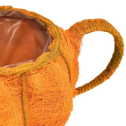 položky Květináč dýňová dekorace oranžová žlutá zelená Ø19cm V12cm