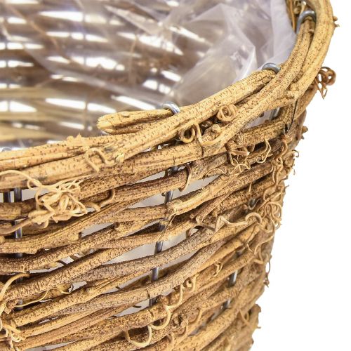 položky Koš na rostliny květináč květináč přírodní vinná réva Ø25cm V22,5cm