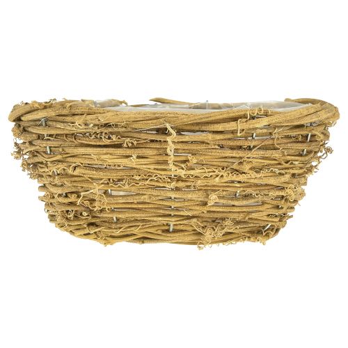 položky Miska na rostliny kulatá vinná réva přírodní Ø23cm V9,5cm