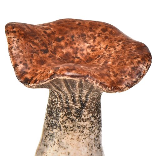položky Přírodou inspirované houbové dekorační figurky – různé odstíny hnědé, 6,4 cm – okouzlující akcenty pro zahradu a dům, balení 3 ks