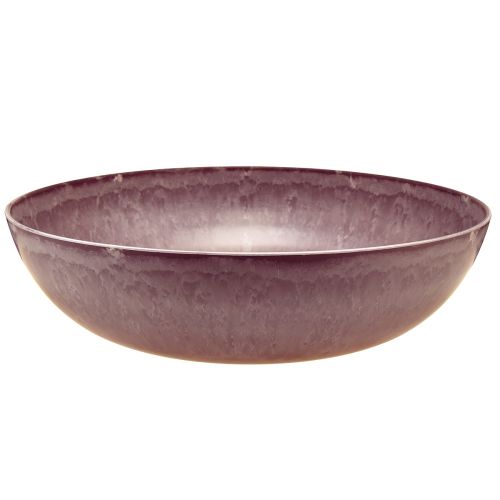 Floristik24 Elegantní fialová plastová miska 37x10,5 cm - univerzální na dekoraci - 3 kusy