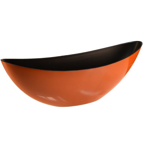 Floristik24 Moderní lodní mísa v oranžové barvě – 39 cm – univerzální pro dekoraci a osázení – 2 kusy