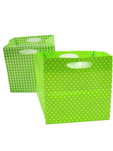 Floristik24 Plastový sáček 10,5x10,5cm 16 kusů zelený