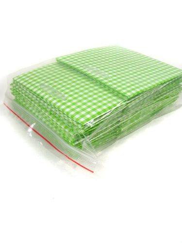 Floristik24 Plastový sáček 10,5x10,5cm 16 kusů zelený
