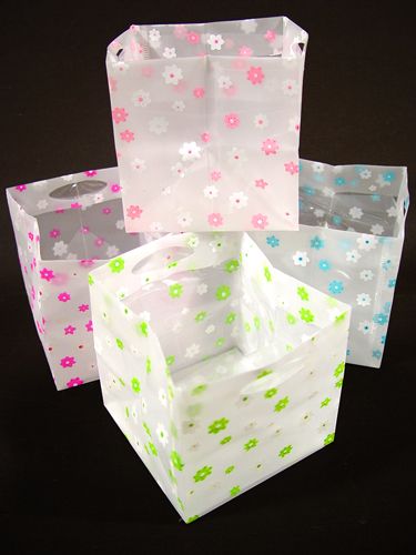 Floristik24 Plastový sáček 12x12cm 12ks. seřazeno