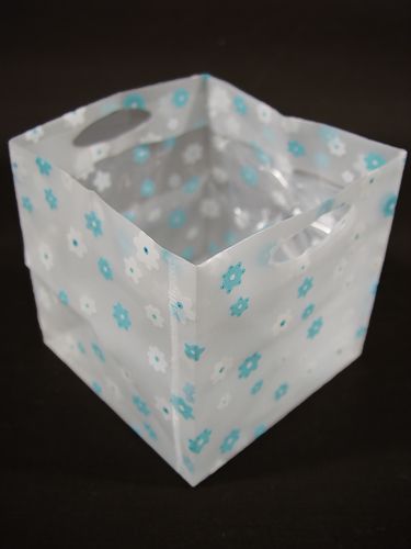 Floristik24 Plastový sáček 12x12cm 12ks. seřazeno