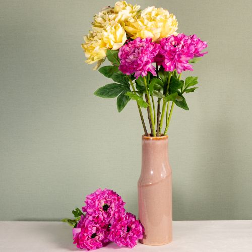 položky Umělý květ pryskyřníka, detailní replika pro dekoraci obývacího pokoje a kanceláře, 55 cm, 6 kusů