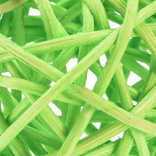 položky Ratanové koule stolní dekorace ratan zelená žlutá oranžová sortiment Ø5cm 24 kusů