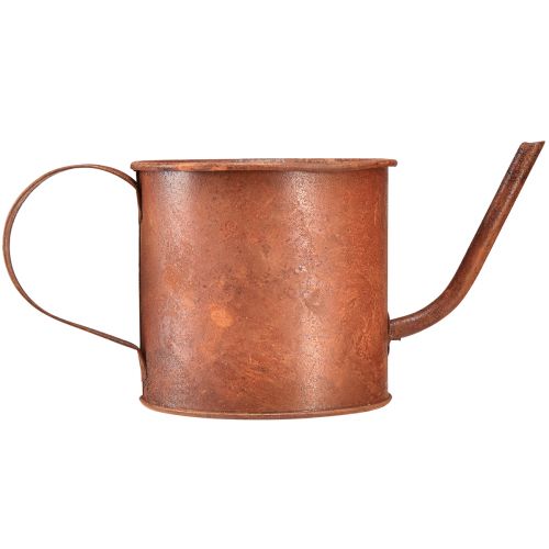 položky Rezavá dekorativní konev mini květináč kovový Ø10cm V9cm