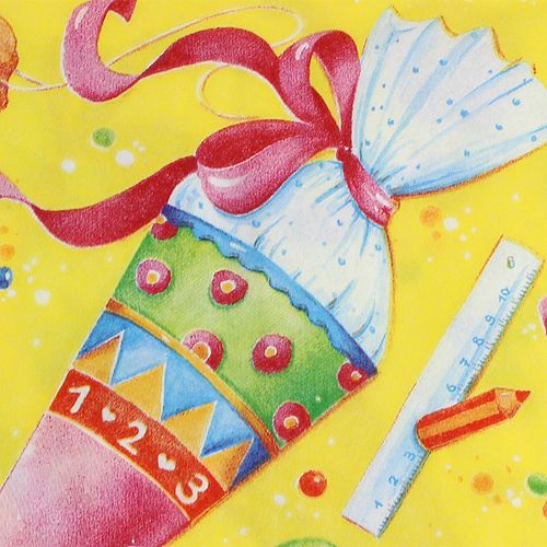 Floristik24 Ubrousky na začátek školy 33x33cm