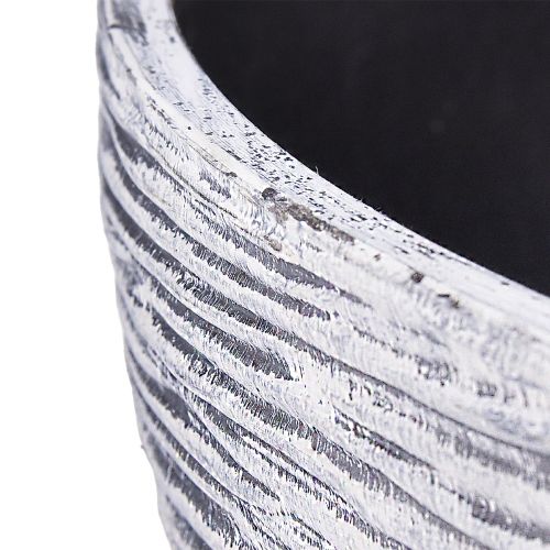 položky Mísa kulatá miska na sázení šedá černá Ø45cm V22,5cm