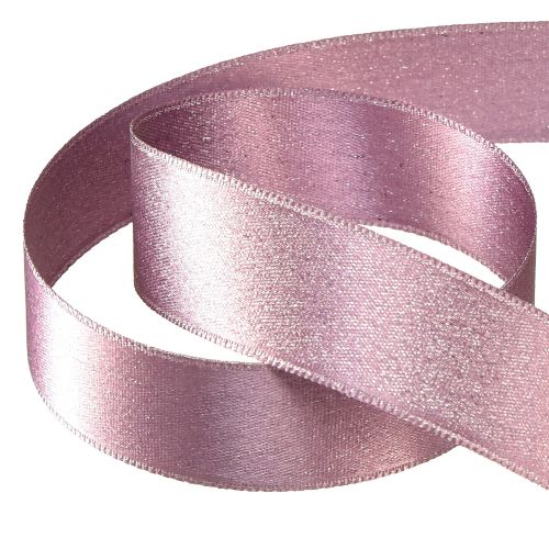 položky Ozdobná stuha, ozdobná stuha, lesklá stuha, růžová, š25mm, d20m
