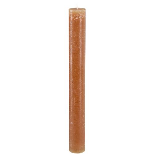 Floristik24 Kuželové svíčky stolní svíčky karamelové 34mm x 300mm 4 ks