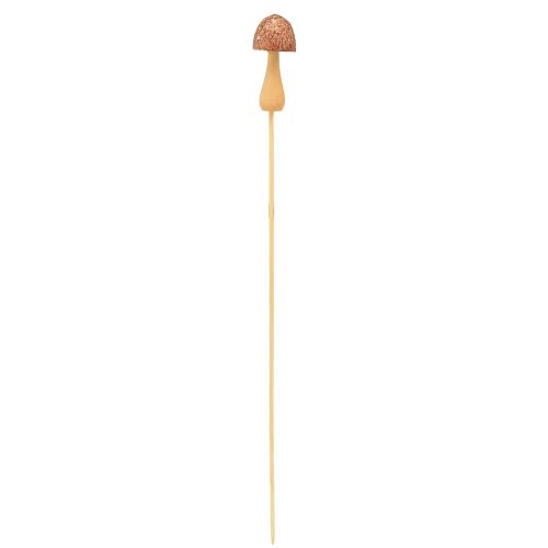 položky Květinová zátka houbová ozdobná zátka dřevo hnědá Ø2,5cm 8 kusů