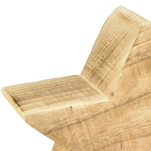 položky Rustikální dekorativní hvězda ze dřeva paulovnie - přírodní vzhled dřeva, 25x8 cm - všestranná dekorace pokoje