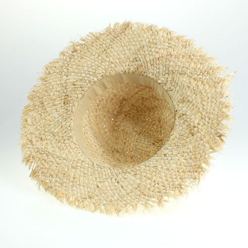 Floristik24 Slaměný klobouk s květinou Ø40cm