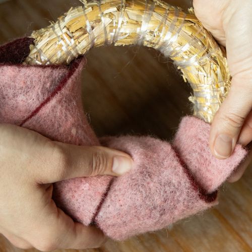 položky Slaměný věnec, malý kroužek na slaměný věnec, 15 cm x 3 cm, 10 kusů