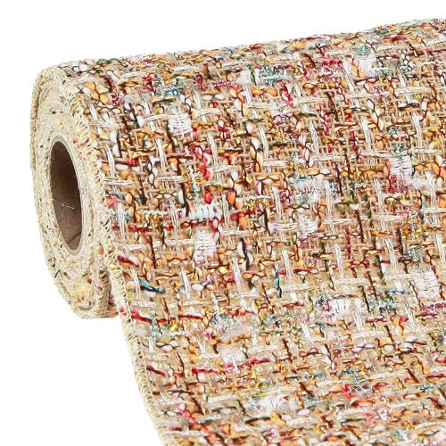 položky Běh na stůl béžový barevný třpytivý vintage retro Š19cm L1,5m