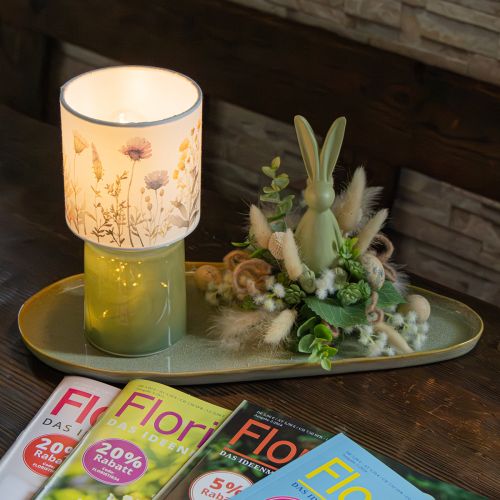 položky LED stolní lampa s květinovým vzorem pro stylové osvětlení obývacího pokoje, 23 cm