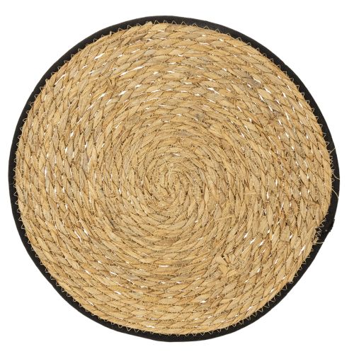 Floristik24 Prostírání na stůl, prostírání z rákosu, kulaté, Ø35cm, 4 kusy