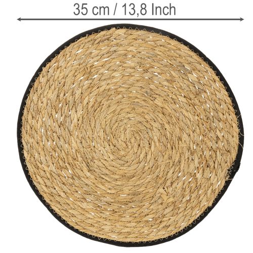 položky Prostírání na stůl, prostírání z rákosu, kulaté, Ø35cm, 4 kusy