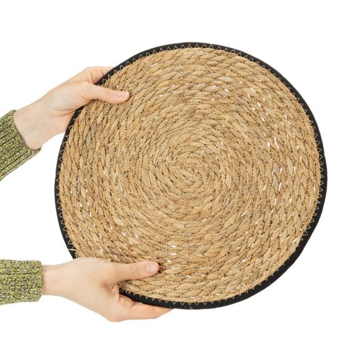 položky Prostírání na stůl, prostírání z rákosu, kulaté, Ø35cm, 4 kusy