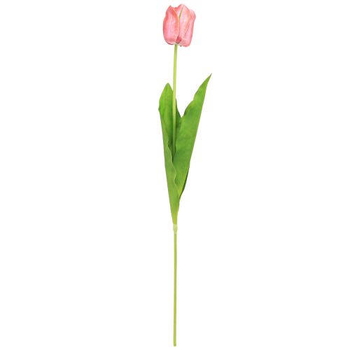 položky Tulipán umělá květina červená, oranžová umělá jarní květina V67cm