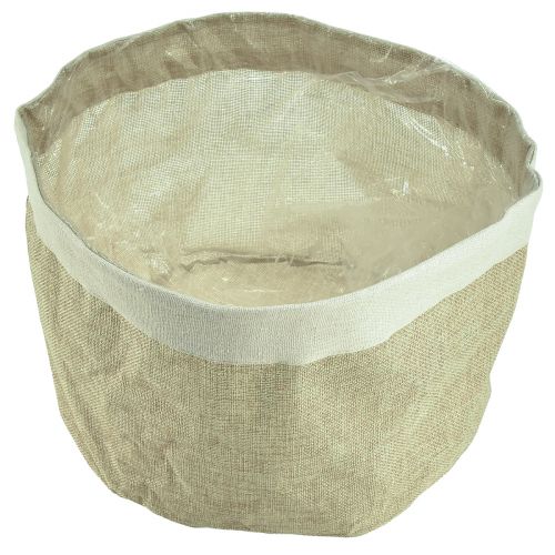 položky Květináč jutový látkový košík přírodní Ø26cm V21cm 3ks