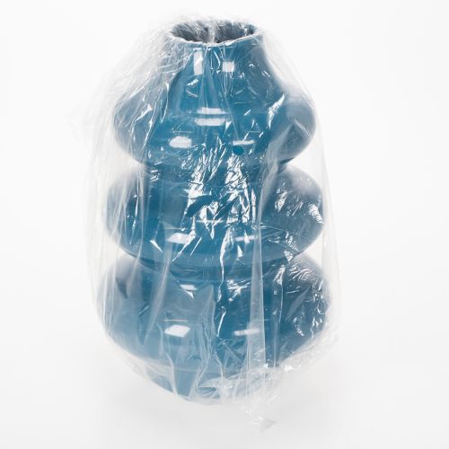 položky Váza, bytový doplněk s vlnitým povrchem pro moderní atmosféru, 23 cm