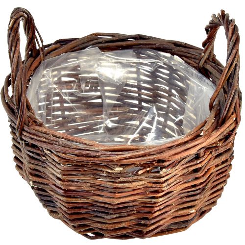 položky Všestranná sada kulatých proutěných košů s uchy - 3 velikosti (30 cm, 26 cm, 20 cm) - Perfektní pro skladování a domácí dekorace - Sada 3 kusů