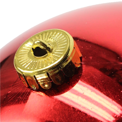 Floristik24 Vánoční koule plastová velká červená Ø25cmFalse