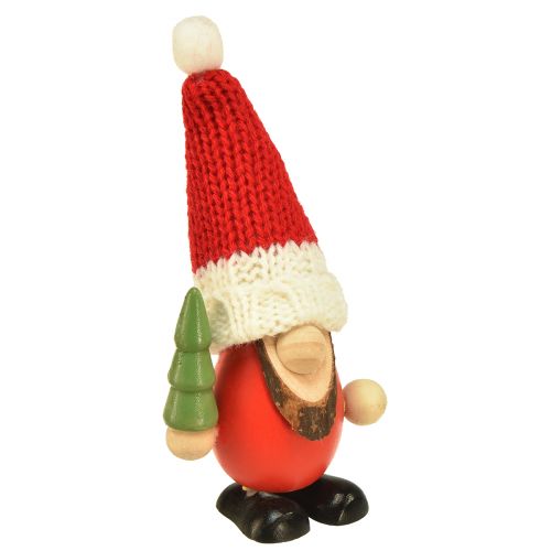 položky Vánoční trpaslíci dekorativní trpaslíci dřevo červená zelená H10,5/12cm 6 kusů