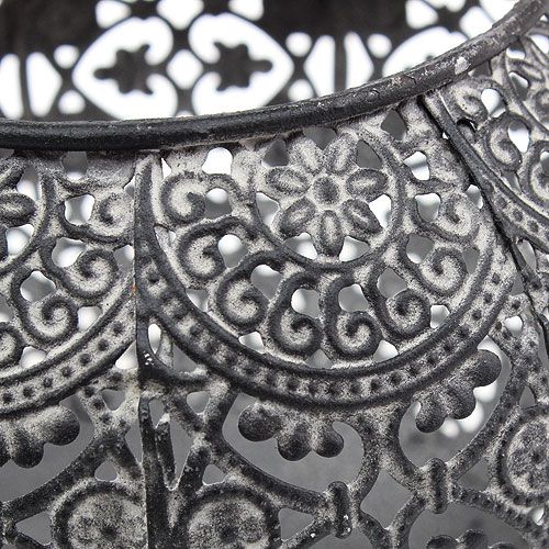 Floristik24 Lucerna šedá orientální Ø10,5cm V7,5cm