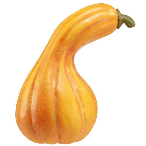 Floristik24 Dekorativní dýňová dekorace umělá dýně oranžová Ø13,5cm V25cm