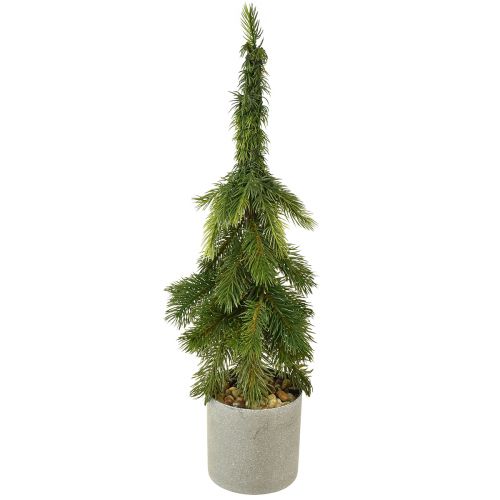 Floristik24 Umělý vánoční stromek v zeleném květináči 55cm
