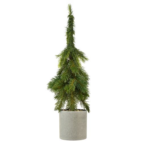 položky Umělý vánoční stromek v zeleném květináči 55cm